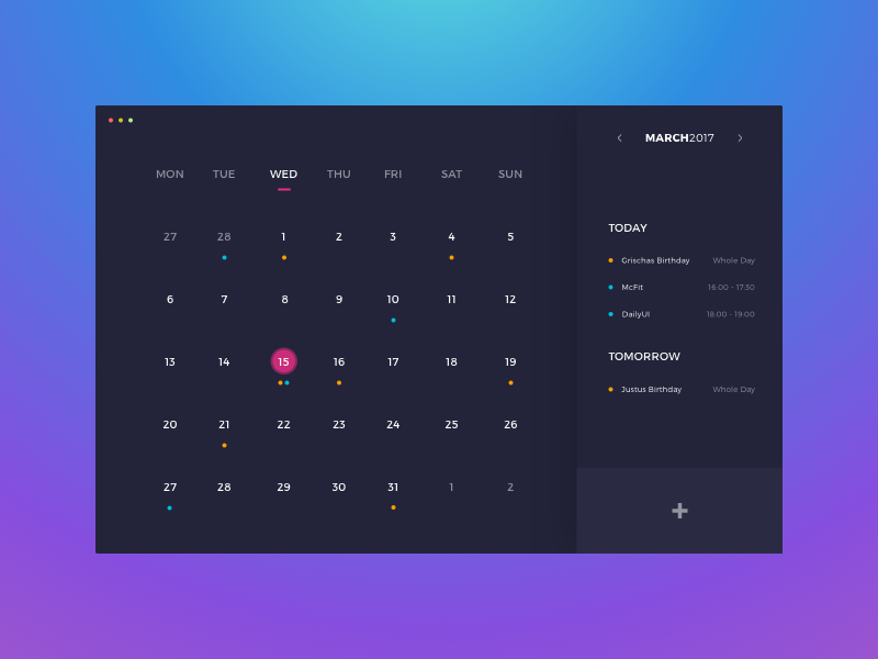 Example of Calender
