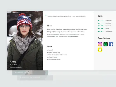 Personas gym persona research ui user ux