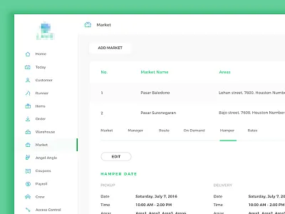Sneek Peak Laundry Apps | Dashboard clean dasboard greeen laundry