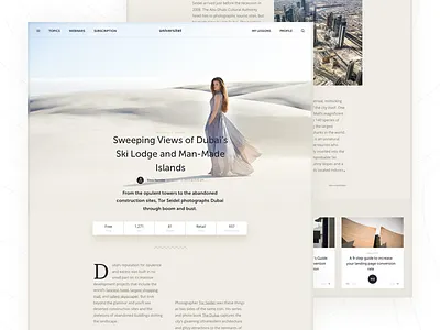 Open article articles flat flatstudio interface materials mini news open ui universitet web
