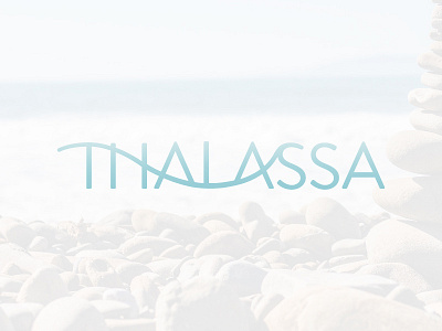 Thalassa Bath & Body austin branding elegant identity logo logotype minimal nashville relaxed simple spa water