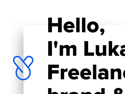 Personal Portfolio 2K17 blue bold clean clients designer freelancer minimalistic portfolio responsive typo typography white