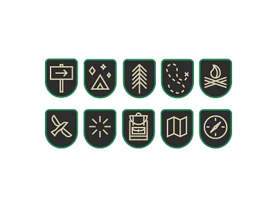 Adventure vibes adventure badge church fuse illustration newspring outdoors patch youth