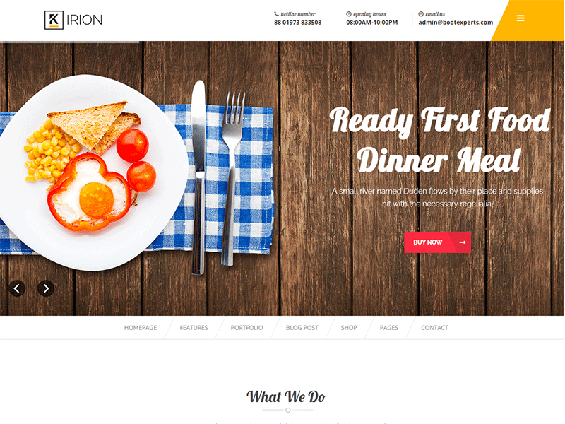 Kirion - Multipurpose Joomla Template clean design corporate flat design fresh design master slider multi purpose online retail store revolution slider