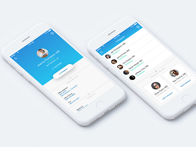 Profile doctor profile ui ux