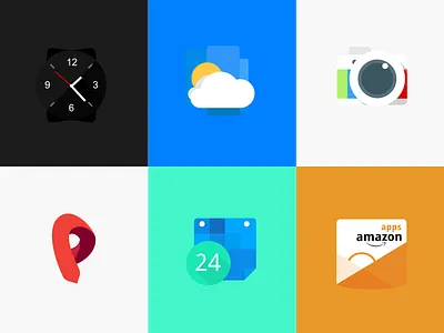 Icon pack amazon calendar camera icon pack oclock photo weather