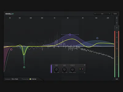 Krawller Vitality EQ app au audiounit component desktop eq equalizer knob knobs rtas vst wave
