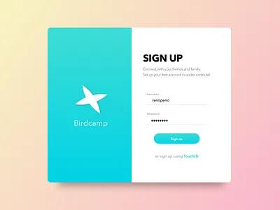 Login daily practice bold daily design elegant form gradient inspiration login minimal minimalistic ui ux