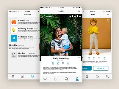 Collabor8 App Concept Redesign app app design influencer marketing rebranding redesign uxui