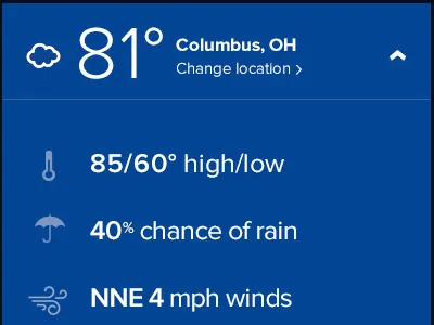 NOAA Weather Widget science weather widget