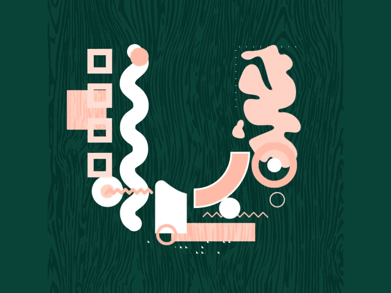 Animated U 36days after effects animated type typography u
