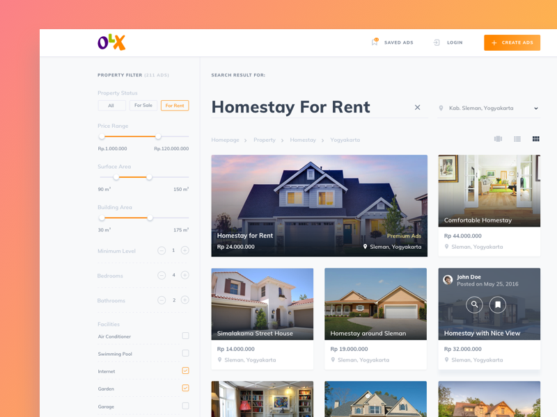 Example of Weekend Exploration - OLX Website