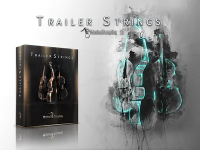 MS Trailer Strings Kontakt GUI design designer graphical gui interface kontakt library ui user interface ux