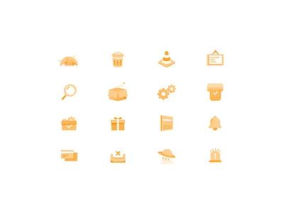 Default page icons 404 blank default emotion funny icon illustration line office page