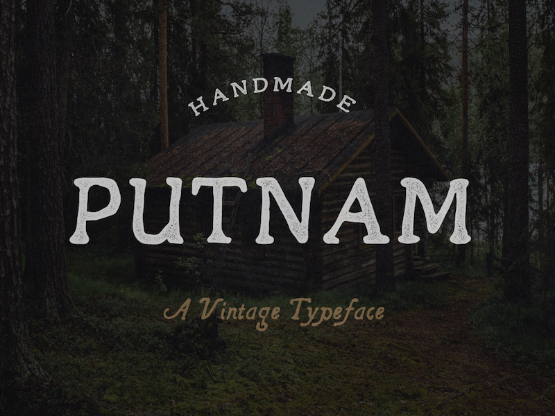 Example of Putnam Vintage Typeface