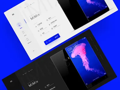 MiMix dark freebie giveaway light mimix phone product ui ux