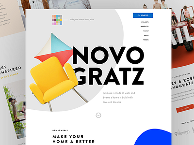 Interior design home colors creative design grid interior layout shapes webdesign website