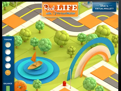 PNC - Real Life with Virtual Wallet iAd game for iPad