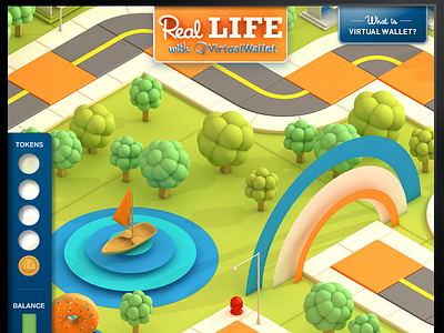 PNC - Real Life with Virtual Wallet iAd game for iPad