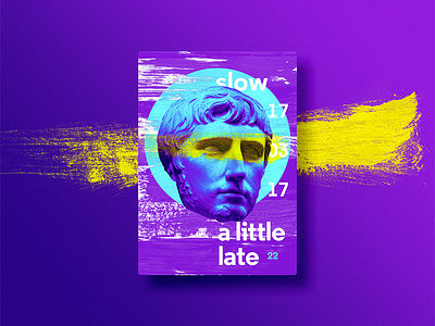 ☝ static eyes☝ #22 • a little late 2017 brazil colours design duotone freelance gradient portfolio poster sculpture type typography