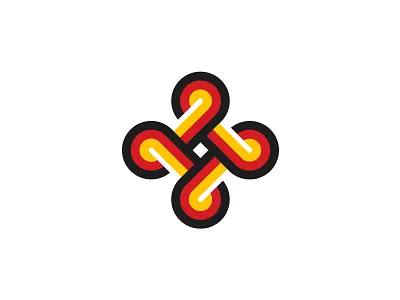 Georgian Ornament + German Colours cross frienship georgia germany ornament