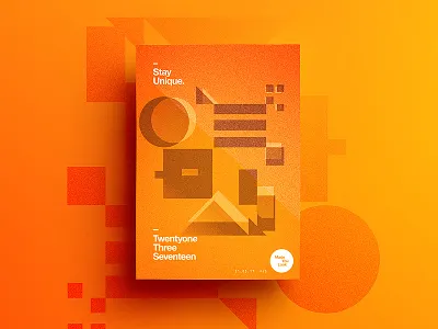 👁Made You Look👁 | 65 | Stay Unique. 2017 365 digital freelance love poster postereveryday typography