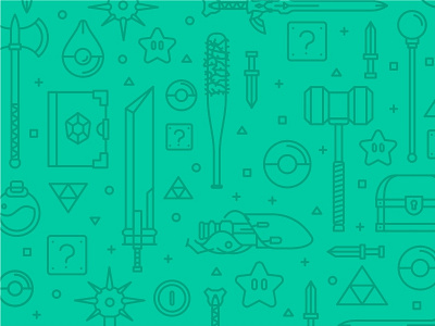Game Pattern 2d animation brand brand elements branding colorful colors game icons lines pattern