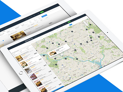 Flexbook - web design booking design flat grid hospitality hotel responsive search site travel ui web