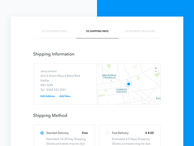 Checkout second step UI cart checkout eshop form freebie map order payment sketch steps ui ux