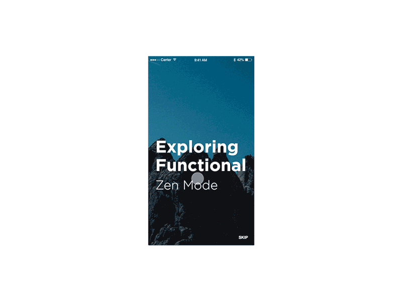 Mobile prototyping - Adobe XD adobe xd animation app ios minimal mobile news transition