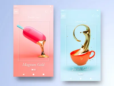 Slides concept cards design malachite mobile slides team ui ukraine ux