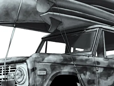 Canoe Truck canoe fishing painting surfboard truck