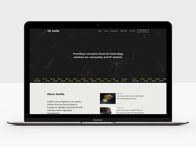 Autilla Landing Page autilla exchange fintech gold landing page metal technology website