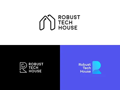 RTH Logo Variants abstract branding branding design color logo logo design logo inspiration pattern typography