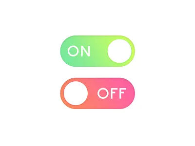 Daily UI #015 - On/Off Switch button daily ui design gradient off on switch ui ux