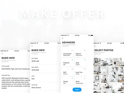 OfferPlus Make Offer Page app design make ui