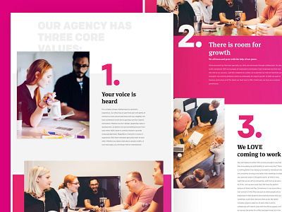 WDG - Culture agency big typography bulleted list careers culture design desktop large type numbers quote responsive testimonial typography ui ui design web design