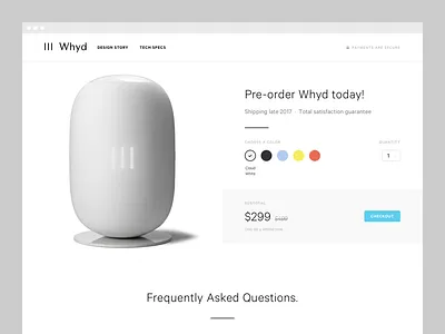Order summary: Checkout checkout clean iot music payment simple speaker ui ux