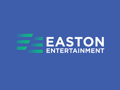 Easton Entertainment Logo dj entertainment gradients light logo logomark logotype minimal party sound wedding