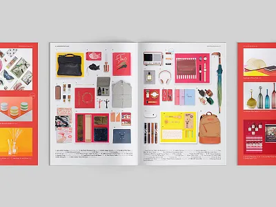 The Conran Shop, Feature Page brochure design editorial geometric layout london luxury pattern photography product retouch saddle stitch