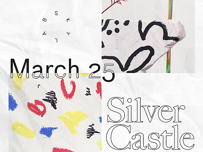 Silver Castle Pope event paintings poster skylab