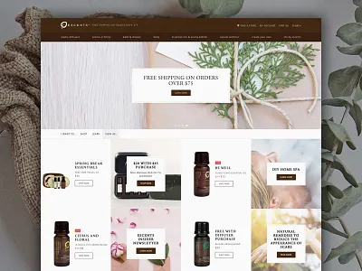 Escents Website ui ui design ux web design website website design