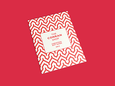 The Conran Shop Gifte Guide Cover brochure design editorial geometric layout london luxury pattern photography product retouch saddle stitch