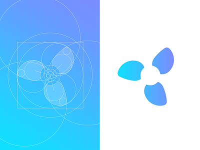 Propeller branding identity logo logo design logo mark propeller spin visual