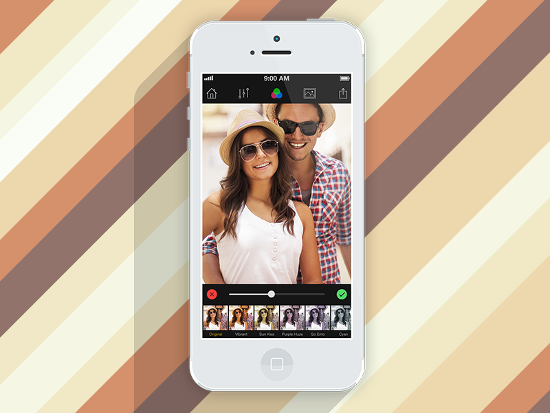 Example of "Camera Pro" Color Layers