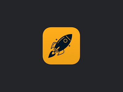 App Icon - Daily UI #003 appdesign appicon design minimal productdesign rocket ui ux