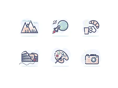 Benefits benefits clean hipster illustration light simple ui ui ux vector