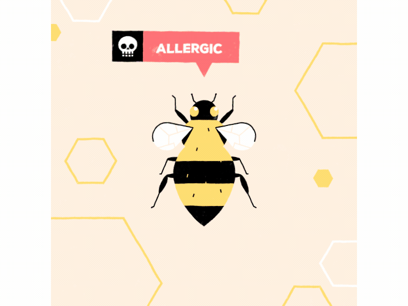 Things I dislike... 2d animation bee golf hell illustration math vector