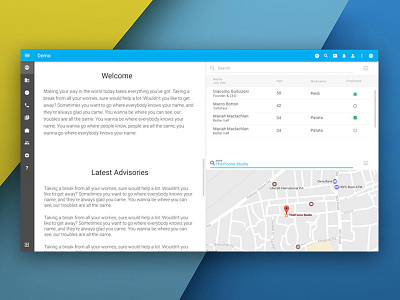 Material Design Dashboard clean gmd google material design material design material map material table uiux user interface web dashboard