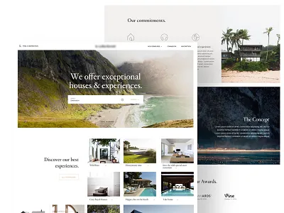 Home agence book experiences holidays home me trips ui ux